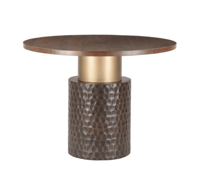 Santa Cruz 48" Round Gathering Table in Two Tone